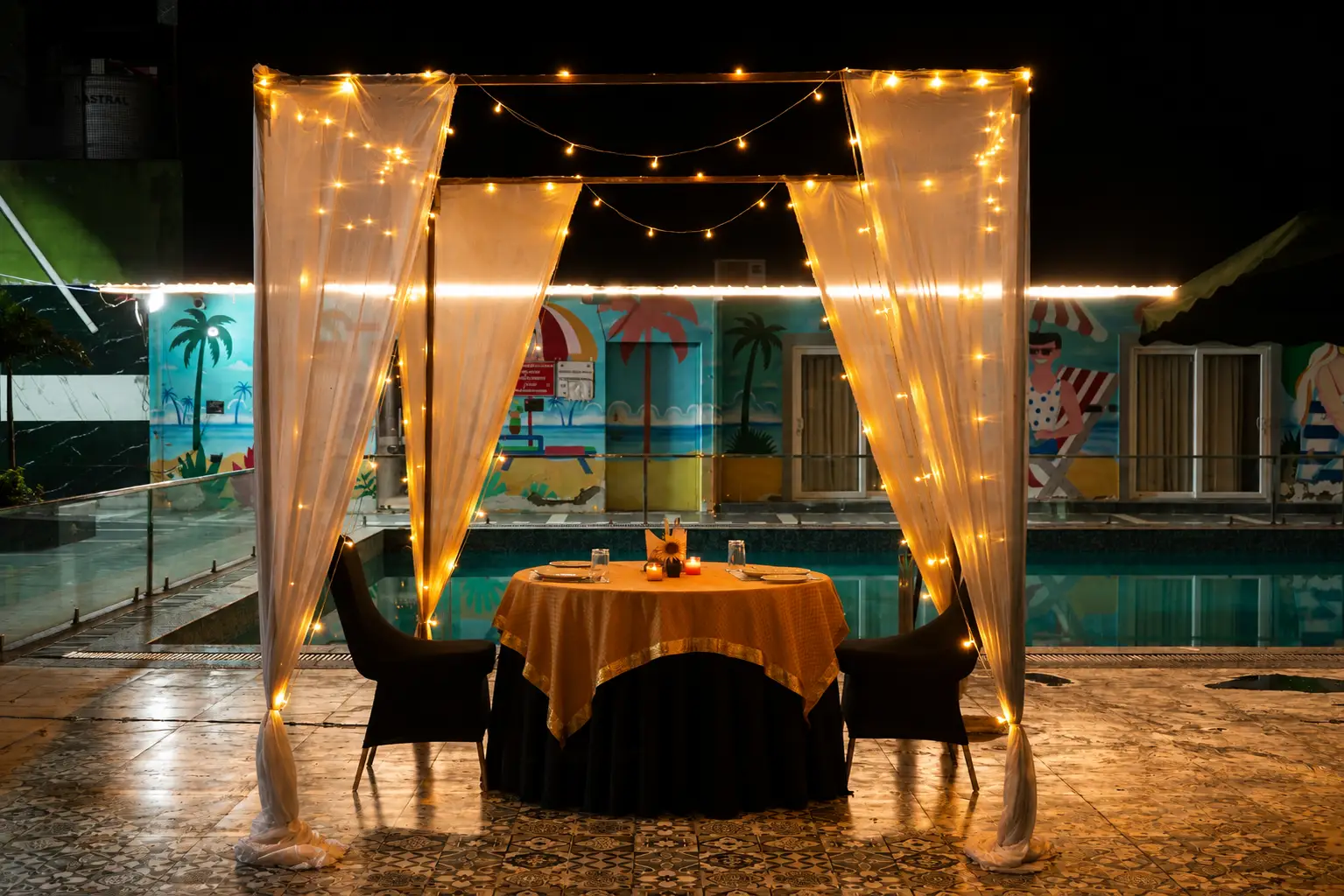 Candle Light Setup